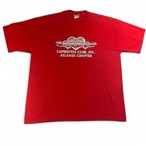 VINTAGE 90s HEART CUPIDETTES CLUB ATLANTA T-SHIRT